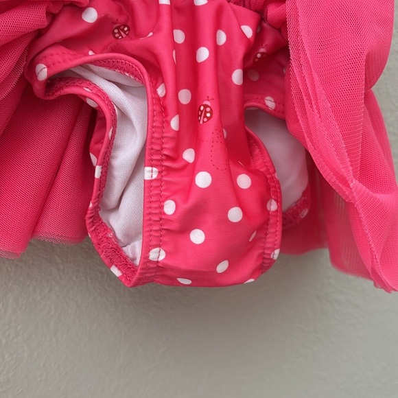 Disney Baby Girl Disney Store Exclusive Minnie Mouse Swimsuit, 9-12mo, Pink Tutu - Picture 4 of 8